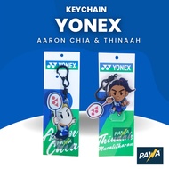 YONEX Badminton Masters 2025 Souvenir Player Keychain Aaron Chia Thinaah (Model SVR-N029-0077)