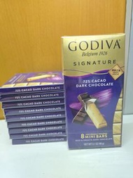 Godiva Signature 72% Cacao Dark Chocolate Mini Bars (8 pcs)