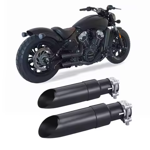 Slip-On Exhaust System for Indian Scout Bobber Sixty Rogue Twenty with DB Killer Muffler, 2015-2023