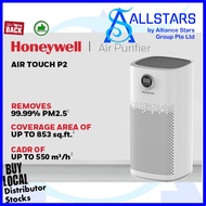 (ALLSTARS)Honeywell Air Touch - P2 Air Purifier For Home, 5 Stage Filtration, Covers 79m², PM 2.5 Level Display