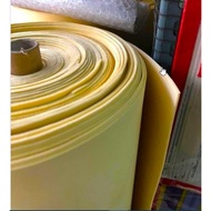 DM Foam Pad Rubber Yellow 2mm Thin Craft DIY Handmade insole Shoe Size 100cmx130cm 90 Baht Per Sheet