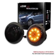 iJDM Amber yellow LED Front Fender Side Marker Light Assemblies For 2010-2021 Ford Transit Connect T