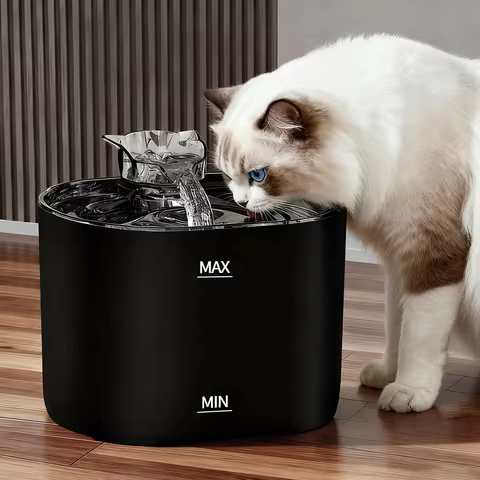 74.39 oz/2.2L, USB Electric Silent Pet Drinking Bowl Automatic Cat Fountain Water Dispenser Filter C