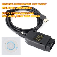 V25.3 HEX V2 VCDS VAG COM Professional Car Diagnostic Tool Cable for VW AUDI SKODA Multi Language Al