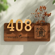 House Number Plate | Plat Nombor Rumah | Signage | Papan Tanda Alamat No Rumah | Minimalist Sign Mod