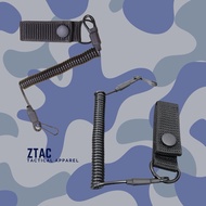 Tactical Wired/Rubber Lanyard / Tactical Solid Spring Cable Lanyard