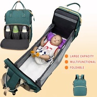 Waterproof Multifunctional Foldable Nappy Backpack Bag Mom Baby Outdoor Travel Diaper Bag Mummy Larg