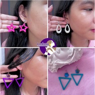 Retro Star Earrings / Triangle Earrings / Stage Earrings / Hangout Earrings / Aesthetic Earrings
