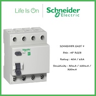 Schneider Easy9 RCCB 4P 40A & 63A AC-type 230V