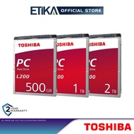 Toshiba L200 500GB | 1TB | 2TB | 2.5" 5400rpm SATA Laptop/ Notebook Internal Hard Disk Drive HDD - 2