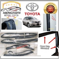 ORIGINAL TOYOTA VIOS NCP42 2003Y-2007Y DOOR GLASS RUN CHANNEL 68141-0D040 ,68151-0D040 ,68142-0D030 