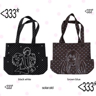 POLKADOT TOTEBAG SILLY KIDDOTS BY SOLAR.STD tote bag
