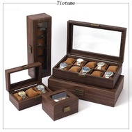 Watch Storage Box 2/3/6/10/12 Slot Watch Box Protable Travel Watch Case Storage