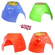 Living World Dome Igloo S/M/L Small Animals hedgehog guinea pig rabbit House Sleep Rest area Medium/