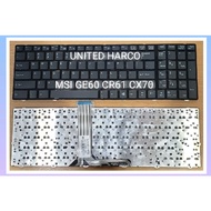 MSI CR61 CX61 CX70 GE60 GE70 GT60 GT70 GT780 GT783 GX70 GX60 20E STEEL SERIES Laptop Keyboard
