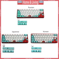 ci 71 Keys Sea Coral Ukiyo-e Keycap Dye Sublimation OEM Profile Mechanical Keyboard Keycap For GH60 