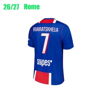 26/27 O.DEMBELE Jersey -PaRis-home KVARATSKHELIA D.DOUE VITINHA HAKIMI BARCOLA football