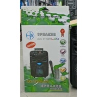 HANSUO 5000W 8 Inch LED Portable Multimedia Speaker HS-TS08A02