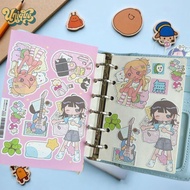 (Unique) 1 Sheet Korean Y2k Decals Cute Sweet Cool Japanese Shibuya Girl Sticker Hand Account Diary 