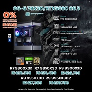 NVIDIA GeForce RTX 5090 PC GAMING PACKAGE 64GB DDR5 2TB SSD 1300W Phanteks Evolv S2 With AMD CPU Opt