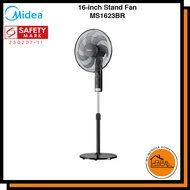 Midea 16-inch Stand Fan, MS1623BR, Black