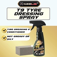 T9 Tyre Dressing Spray | Plastic Shine | Premium Grade Tyre Coating |Tyre Polish | Tyre Shine | Tyre