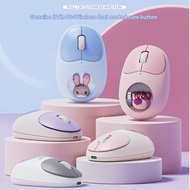 QS-MS02 Marie Cat & Wireless Mouse, Cute Design, Low Sound, Rechargeable 2.4G/Wireless Dual Mode Wit
