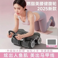 🌞Rise Selection🌞[Widened Wheel Safer] Four-Wheel Abdominal Wheel Abdominal Wheel Abdominal Wheel Abd