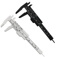 80mm Mini Plastic Sliding Vernier Caliper Gauge Measure Tool Ruler Micrometer