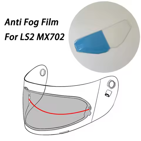 For LS2 MX702 Helmet Visor Anti-Fog Insert Clear Film