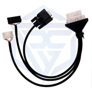 For Toyota 2in1 4A and 8A 4A+8A Auto Smart Card Without Pass Word Wire Harness OBD Cable for OBDSTAR