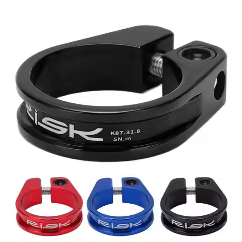 Seatpost Clamp 31.8/34.9mm Tube Clamp Bike Tube Clip Bike Parts Bike Saddle Clamp