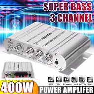 12V3A Power+Audio Cable ST-838 MINI Digital Hi-Fi Car Power Amplifier 2.1CH 40W 2x20W Digital Subwoofer Stereo BASS Audio Player