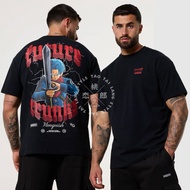Fitness Style DBS Vegeta Retro American High-quality Print Fitness Men's Loose and    Plus Size 200G