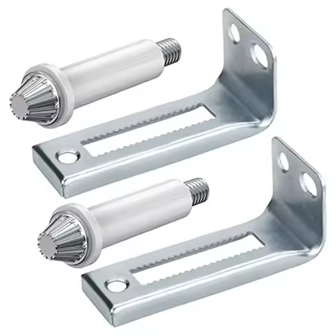 16PCS Double Door Pivot Hinge Easy To Adjust Bifold Door Hardware Safe To Install Bifold Door Repair