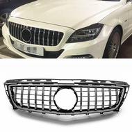 Car Racing Grills Front Grille Upper Bumper Hood Mesh Part For Mercedes Benz CLS Class W218 2011-201