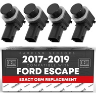 T1A Car Parking Sensors, 4 Pieces - Compatible with 2017-2019 Ford Escape - Front or Rear Bumper Par