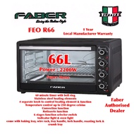 Faber FEO R66 66L Electric Table Top Convection Oven With Convection And Rotisserie function