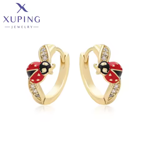 Xuping Jewelry New Arrival Fashion Animal Shaped Gift Earrings for Women Baby Charm Jewellery Gift X