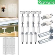 [Kloware] 16x Bifold Door Hardware Bifold Door Hardware Repair Replacement Parts, Bifold Door Bottom Closet Door Repair