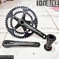 Crank Strummer CW510B Dual 53 39 T HT2 WITH BB Crankset 53-39T 39T 53T Double Folding Bike Racing Se