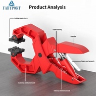 2pcs Heavy Duty Rubber Coated Woodworking Clamps A Type Clamps with Non Slip