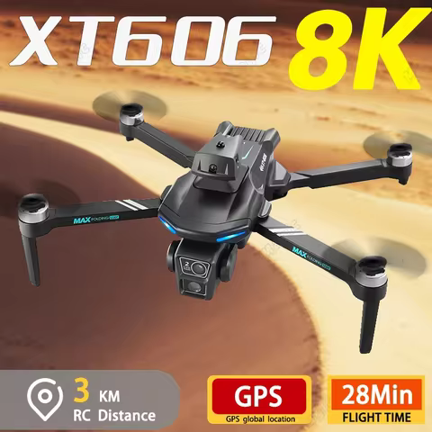 XT606 Drone 8K Professinal With HD Camera Quadcopter RC Helicopter FPV Obstacle Avoidance Aerial Pho