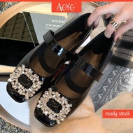 PK9 Women's Casual Rhinestone Loafers - PU Leather Flats