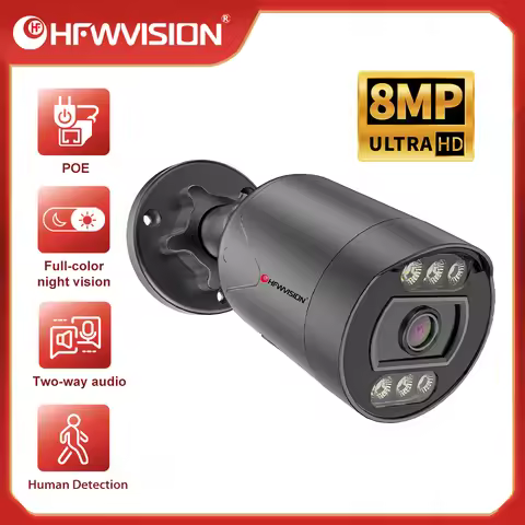 4K IP Camera Poe Cctv Set Video Surveillance Kit Camera Outdoor Home Security Camera System Home Out
