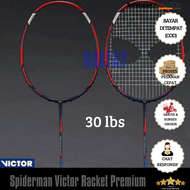 Terbaru Raket Badminton Spiderman I Victor Jetspeed S TF4 -Transformer- Bonus Senar Cover dan Grip -