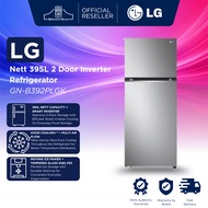[SAVE 4.0] LG Nett 395L 2 Door Inverter Refrigerator GN-B392PLGK (Platinum Silver) | inverter refrig