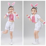 431Readystock Children's Animal Costume Bunny Kindergarten Bunny Cartoon Performance Costume Bunny D