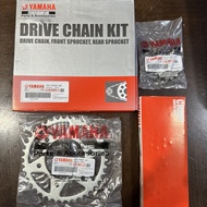 45P GEAR SET GEARSET RANTAI PAKET MOTOR BYSON BISON GIR KARBU GIRSET RANTE DRIVE