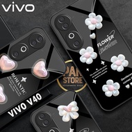 Softcase Glass Case Vivo V40 2024 Latest Vivo V40 Mobile Phone Case - Mobile Phone Protector - Mobil